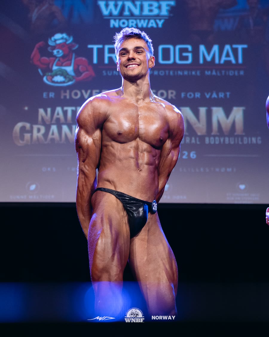 Ksawery na scenie WNBF Norwegia